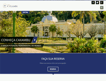 Tablet Screenshot of hotelcaxambu.com.br